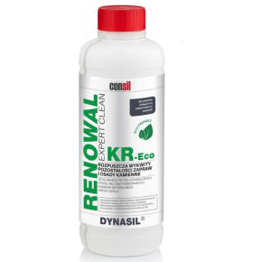 DYNASIL RENOWAL KR-Eco – Preparat do usuwania wykwitów wapiennych, zabrudzeń cementowych, zaschniętych zapraw i osadów z wody.